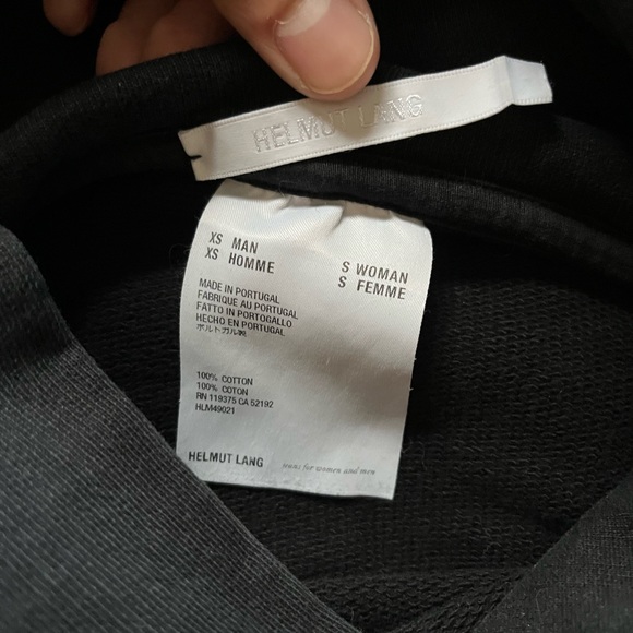 HELMUT LANG HOODIE XS - Picture 6 of 7